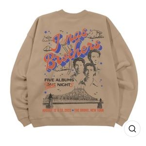 Jonas Brothers Yankee Stadium Tour Crewneck